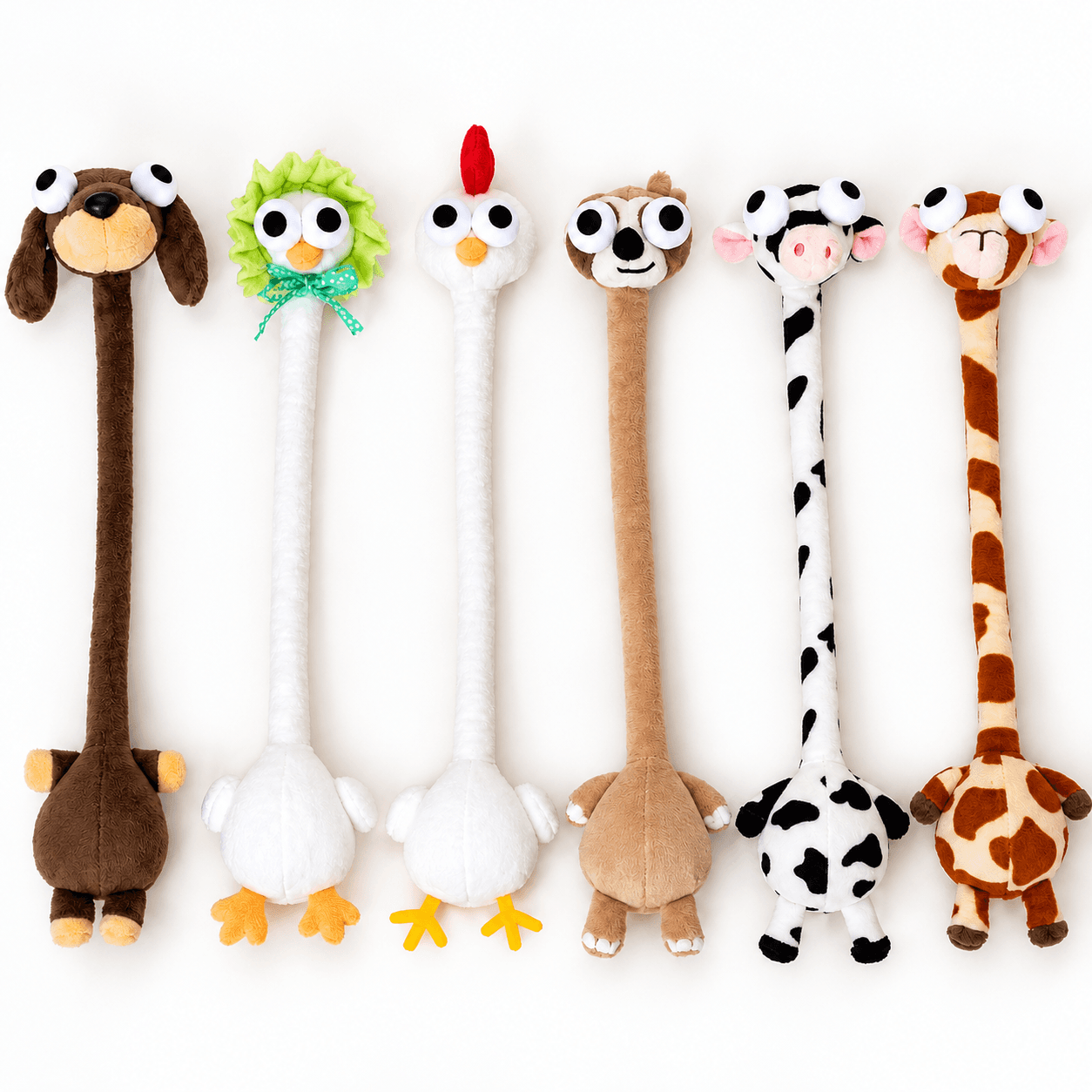 Long Neck Animal Plushies