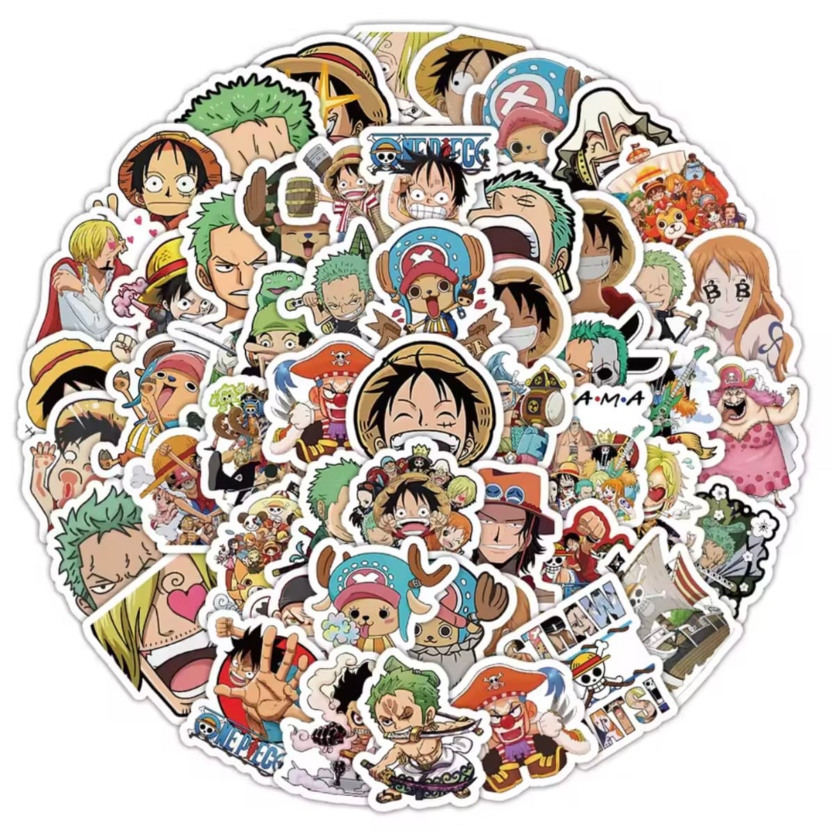One Piece Sticker Pack Of 5